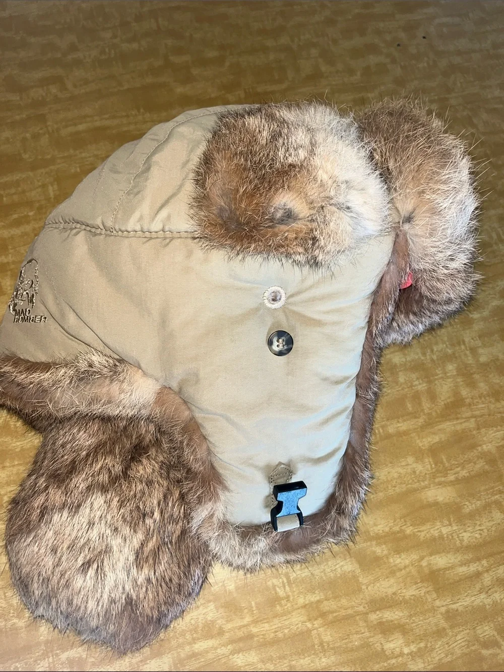 Mad Bomber Rabbit Fur Trapper Hat size XXL